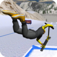 山地自由式雪地滑板车